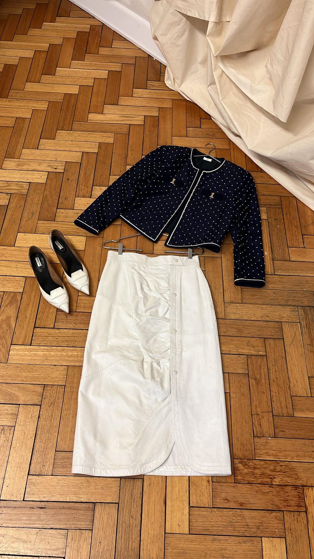 80's Cropped Silk Jacket