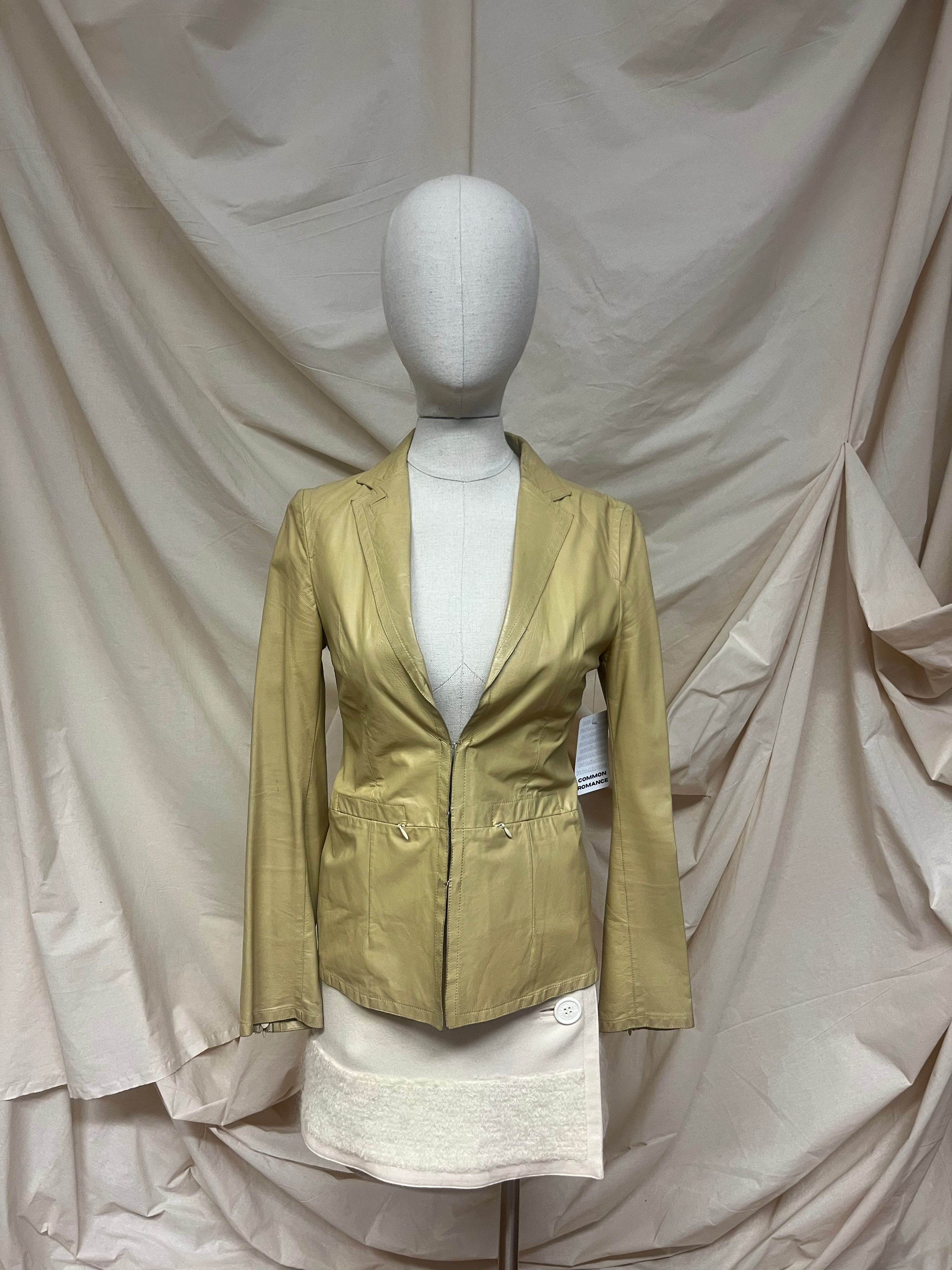 Costume National Leather Jacket
