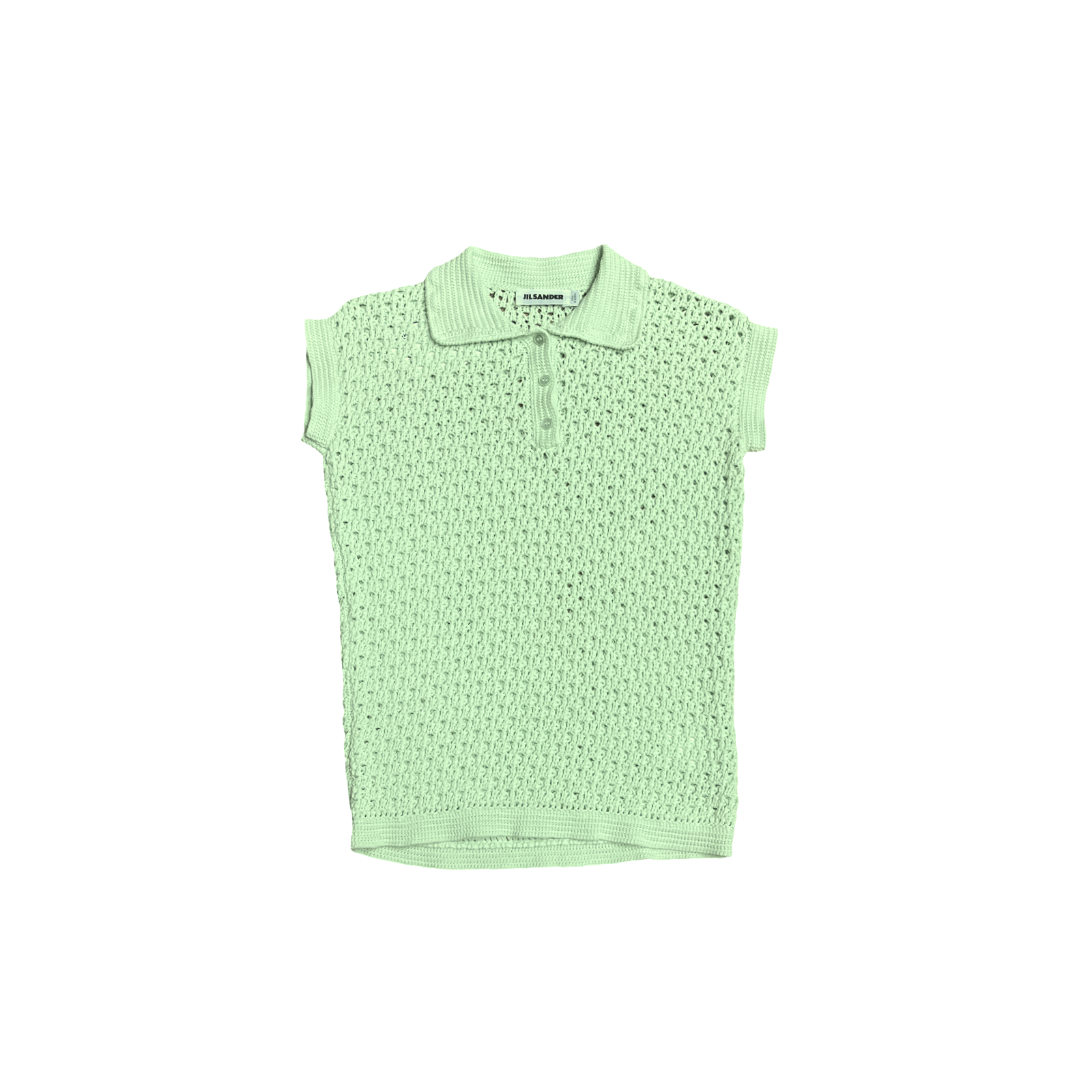 Jil Sander Mint Crochet Tank
