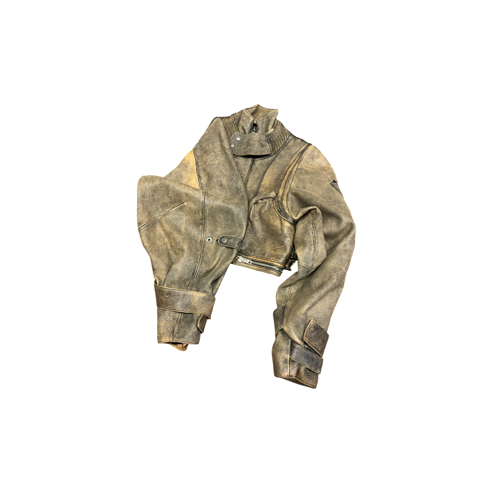 No Faith Studio Leather Bomber