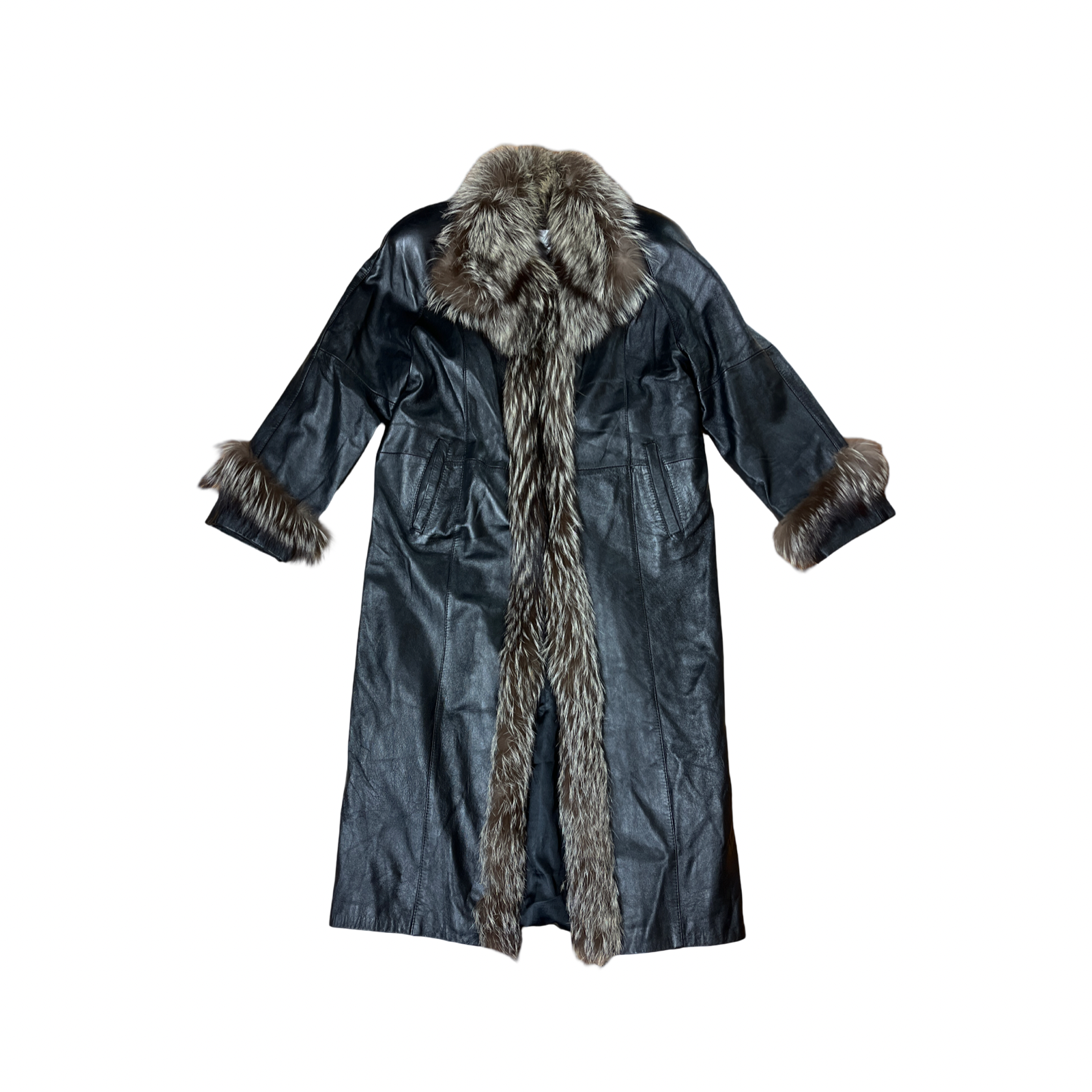 Leather and Fur Coat