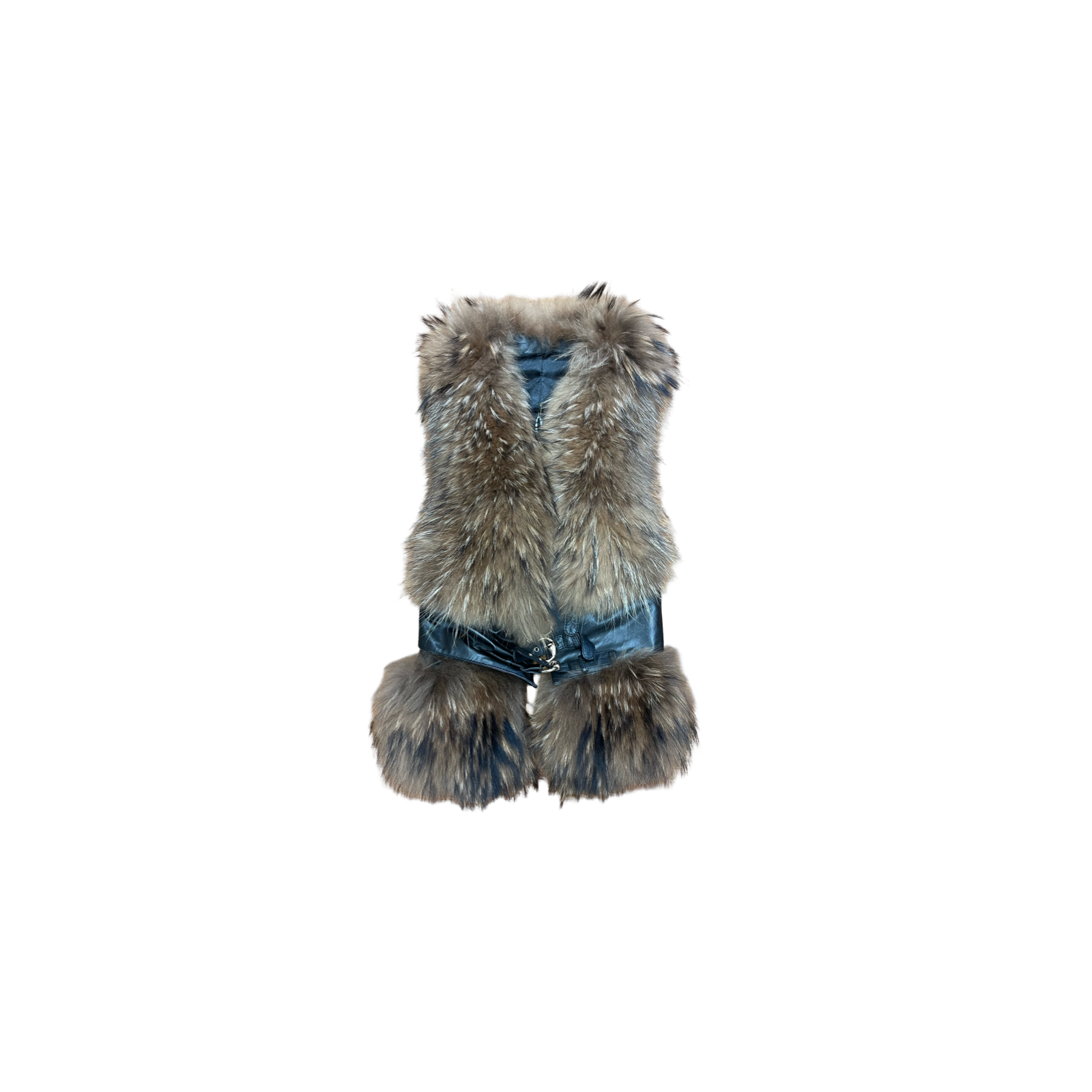 Fur and Leather Vest