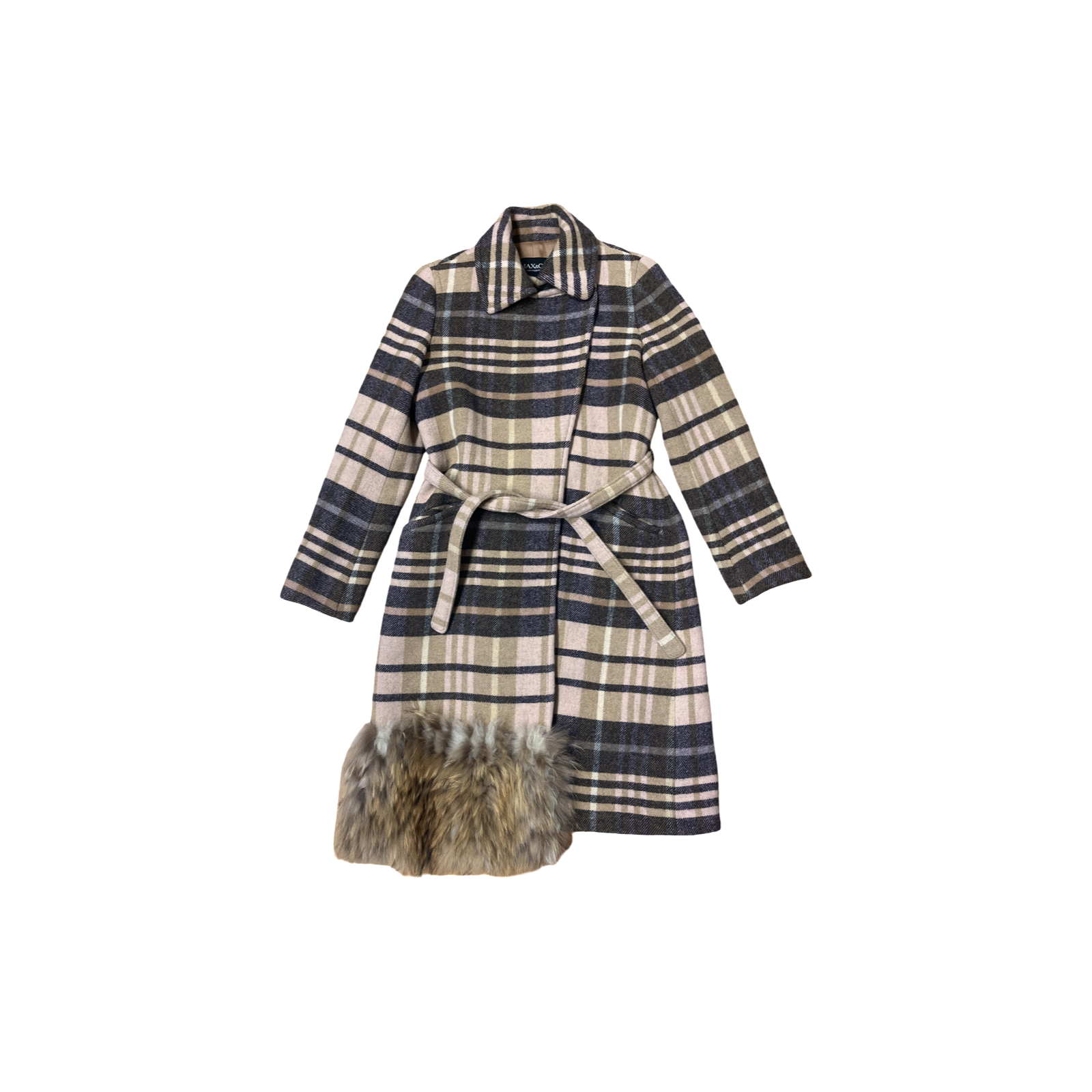 Max & Co Plaid Coat