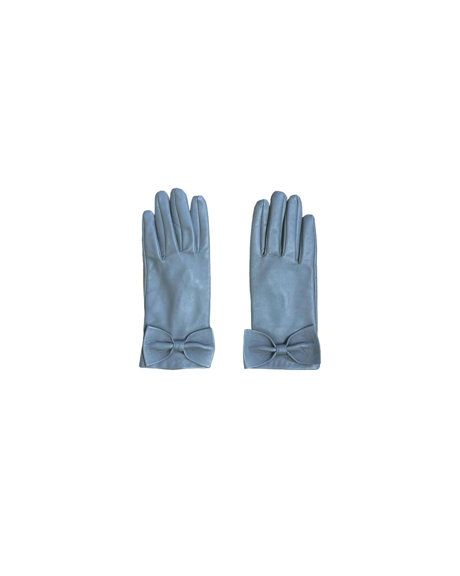 Grey Leather gloves