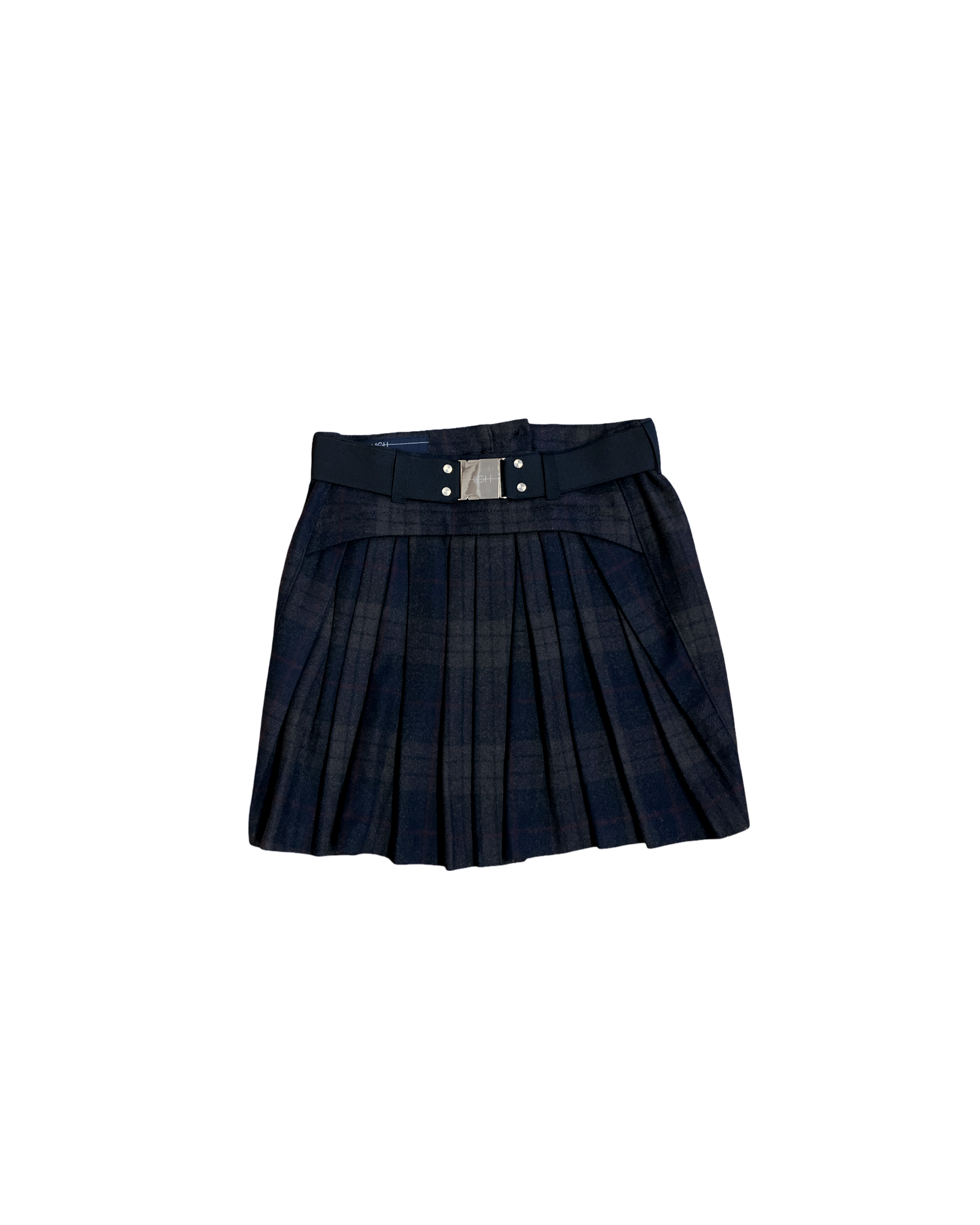 High Use pleat mini skirt