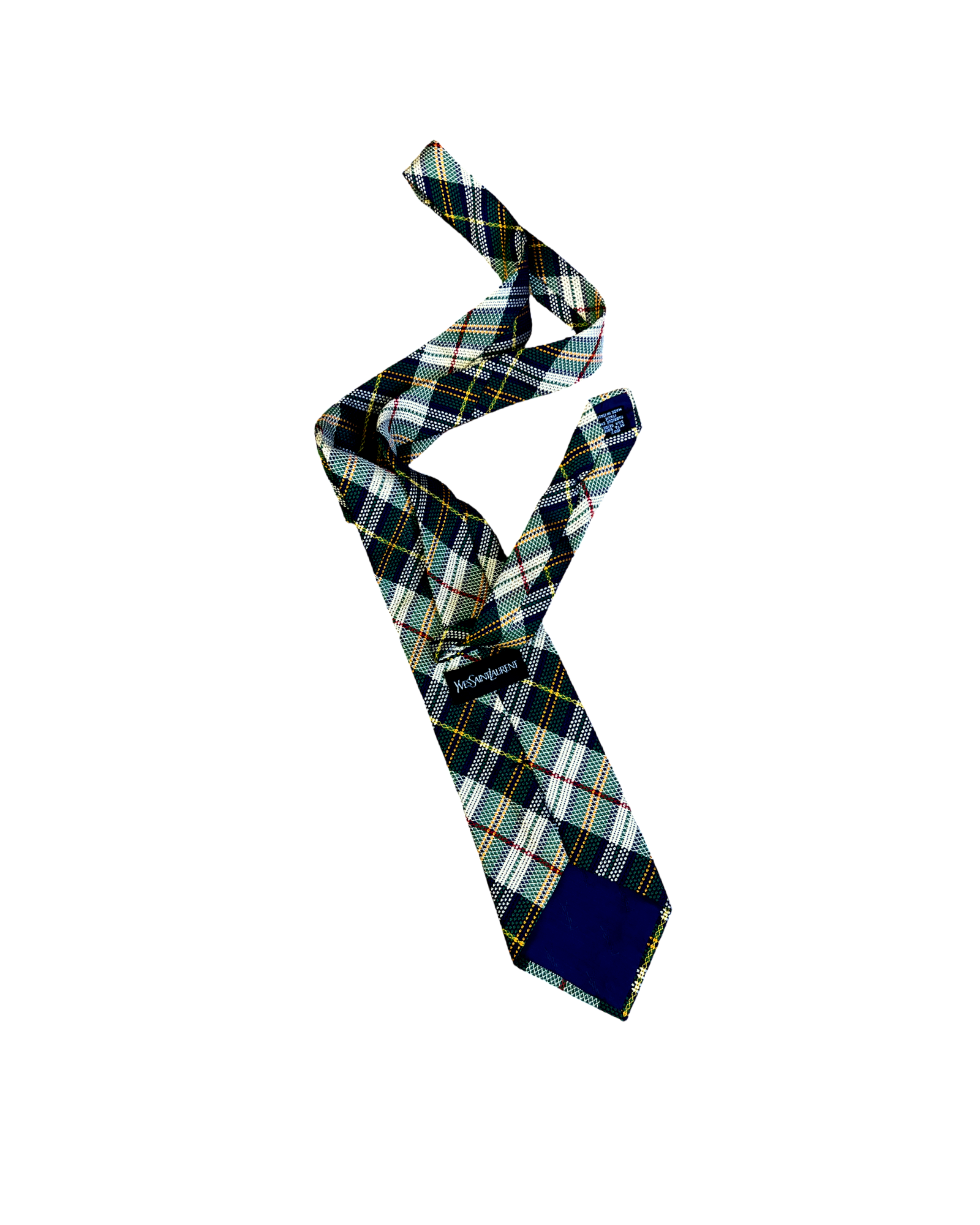 Yves Saint Laurent Tartan Tie
