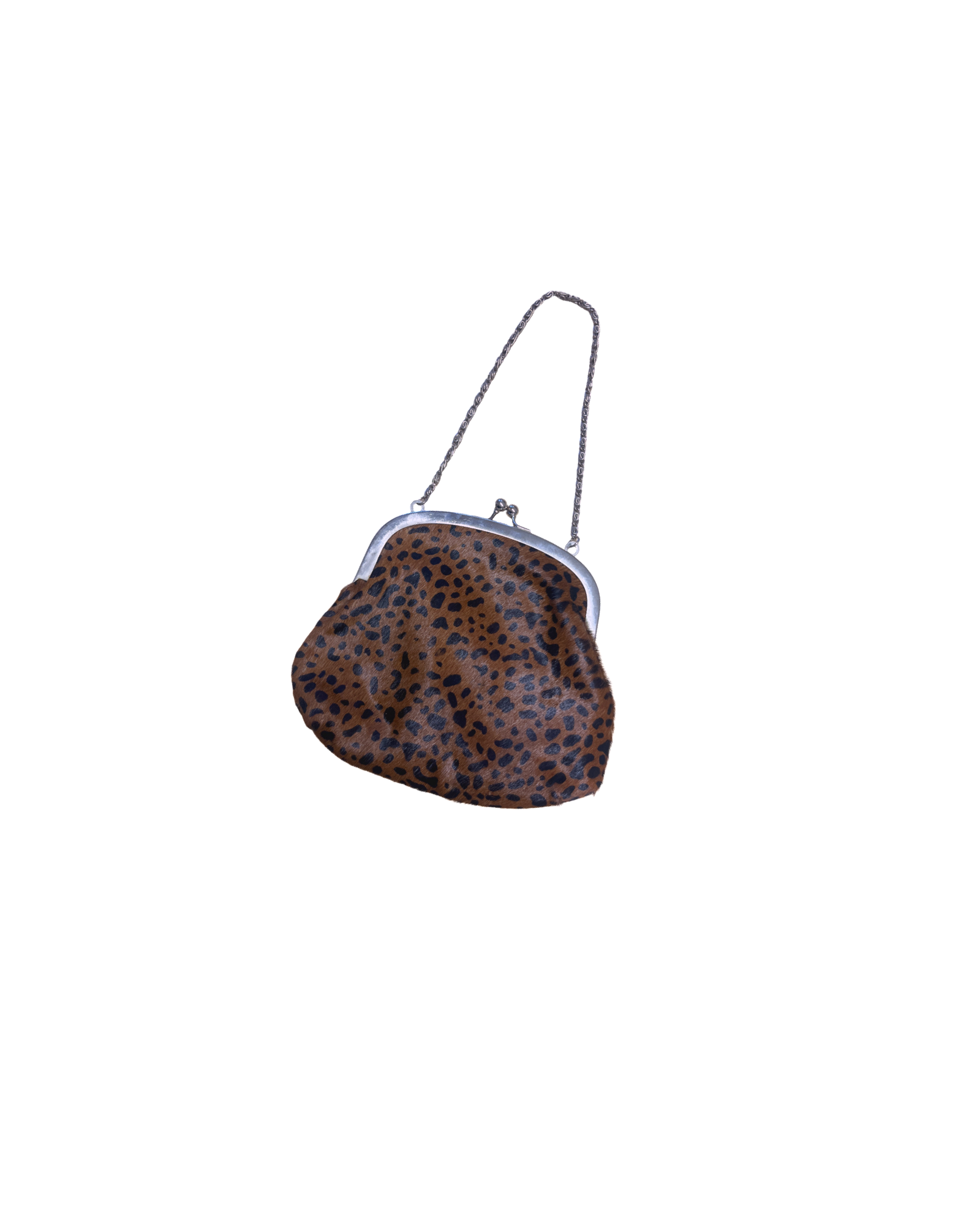 Animal Print Pony Hair Purse